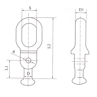 Ball head ring (ring hole parallel type)